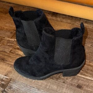 Black Suede Ankle Boots